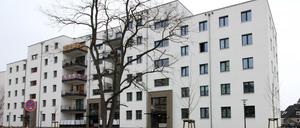 Neubau-Wohnungen der Degewo in der Waldsassener Straße, Berlin-Marienfelde.