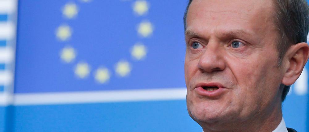 EU-Ratschef Donald Tusk hat die Unterstützung einer Mehrheit unter den EU-Staaten - aber nicht Polens.