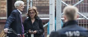 Bayram und Ströbele vermittelten, als Flüchtlinge eine Schule in Kreuzberg besetzten.