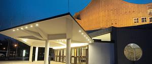 Die Berliner Philharmonie in Berlin. 