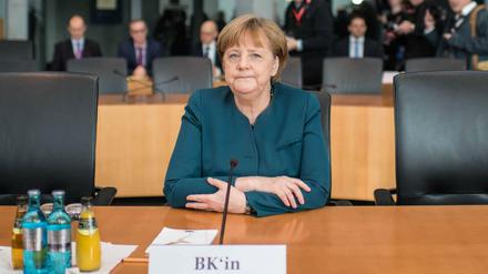 Angela Merkel vor dem Untersuchungsausschuss.