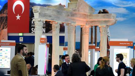 Auf der ITB belegt die Türkei eine eigene Halle. Doch die Besucherzahlen sind eingebrochen.