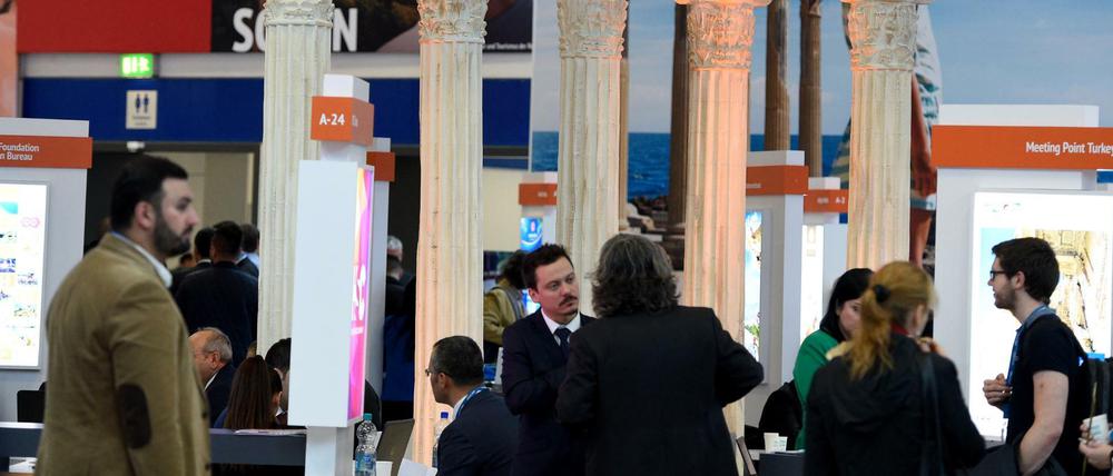 Auf der ITB belegt die Türkei eine eigene Halle. Doch die Besucherzahlen sind eingebrochen.