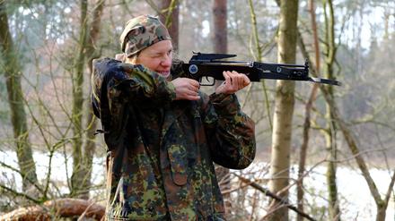 Fürs Leben gelernt. Beim Schießen aus dem Weg!