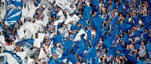 Hertha-Fans im Olympiastadion 