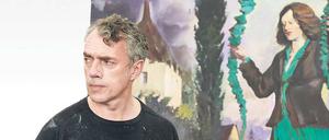 Von Angesicht zu Angesicht. Neo Rauch malt am liebsten auf großen Leinwänden, um seinen Figuren gegenüberstehen zu können.