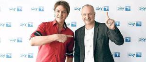 Eine Liga für sich? Der unvermeidliche Matze Knop und Frank Buschmann. 