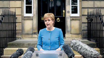 Schottlands Regierungschefin Nicola Sturgeon hat seit der Brexit-Entscheidung mehrfach mit einem erneuten Referendum gedroht.