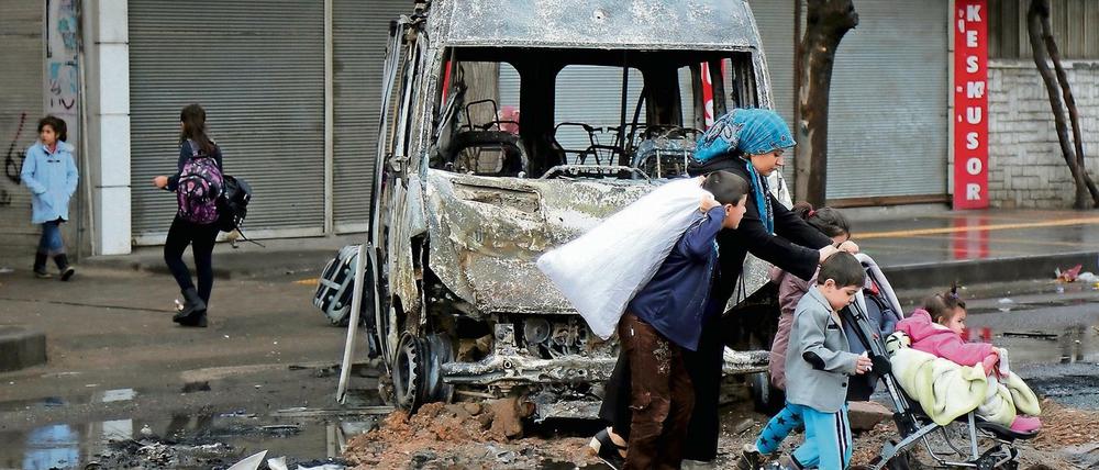 Die UNO wirft der Türkei schwere Menschenrechtsverletzungen in ihrem Umgang mit den Kurden (hier Baglar, ein südlicher Stadtbezirk Diyarbakirs) vor.