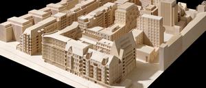 Neben dem Heizkraftwerk Charlottenburg ist dieses Wohnquartier geplant. 