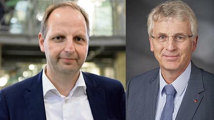 Die CDU-Politiker Thomas Heilmann (links) und Karl-Georg Wellmann bewerben sich um die Direktkandidatur in Steglitz-Zehlendorf.