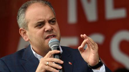 Der türkische Sportminister Akif Cagatay Kilic bei einer Rede im Juli 2016 in Köln.