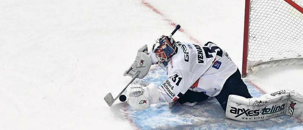 Bester Berliner. An Petri Vehanen lag es nicht, dass die Eisbären am Sonntag in Manneim verloren haben. 