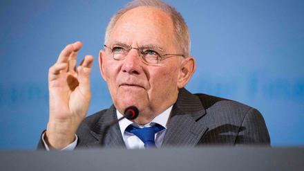 Was bringt die Zukunft? Bundesfinanzminister Wolfgang Schäuble.