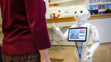 Roboter Pepper im Einsatz