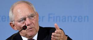 Bundesfinanzminister Wolfgang Schäuble (CDU) warnt vor Mehrausgaben.