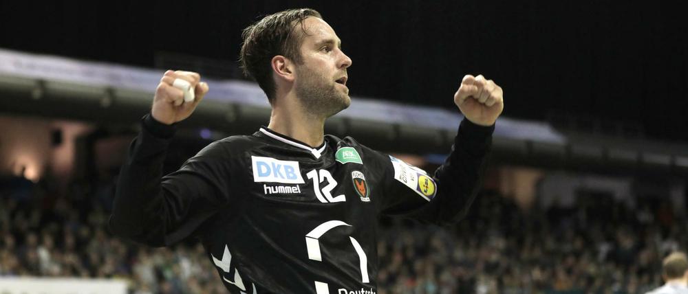 Füchse-Torwart Silvio Heinevetter zeigte erneut eine starke Leistung.