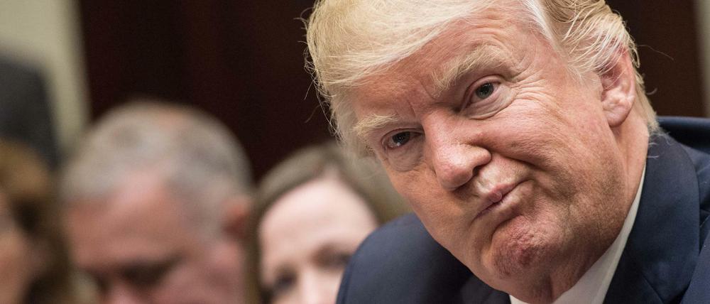 Innenpolitisch ringt er um die Gesundheitsversorgung: US-Präsident Donald Trump.