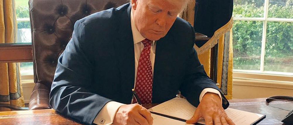 Donald Trump hat die Debatte über seine Steuererklärung diesmal unter Kontrolle. 