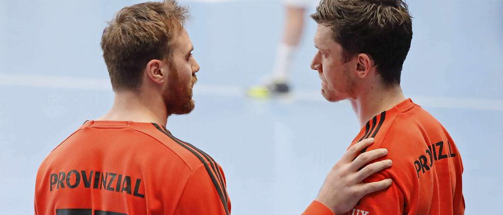 Zwei Torhüter, 42 Gegentore: Die THW-Keeper Andreas Wolff (links) und Niklas Landin.