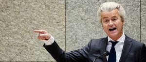 Der niederländische Politiker Geert Wilders von der PVV.