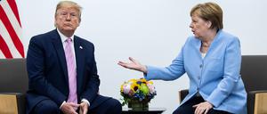 Angela Merkels Beziehung zu Ex-US-Präsident Donald Trump krankte wohl auch an Trumps Persönlichkeit. Ihm wird oft Narzissmus unterstellt.