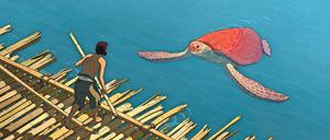 Der Natur ausgeliefert. Mensch und Schildkröte im Schicksal vereint.