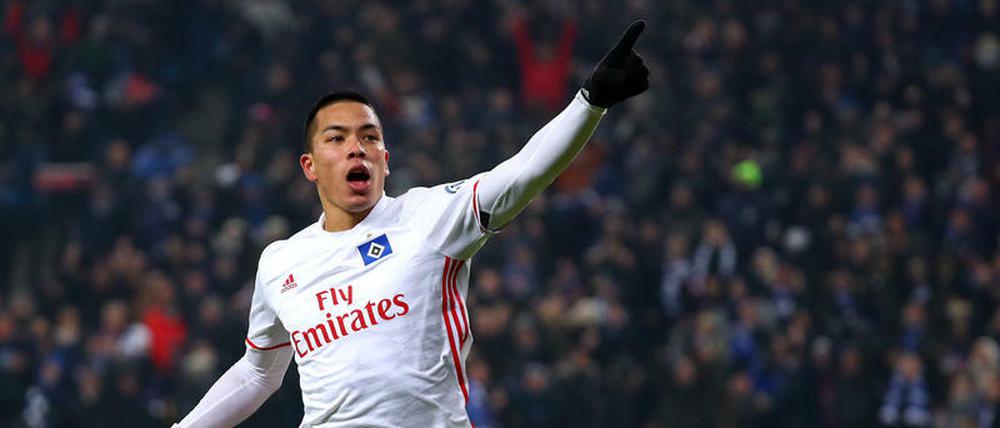 Hamburgs Stürmer Bobby Wood. Ein Mann mit Wertsteigerungsmöglichkeiten.