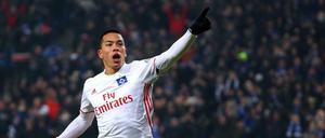 Hamburgs Stürmer Bobby Wood. Ein Mann mit Wertsteigerungsmöglichkeiten.