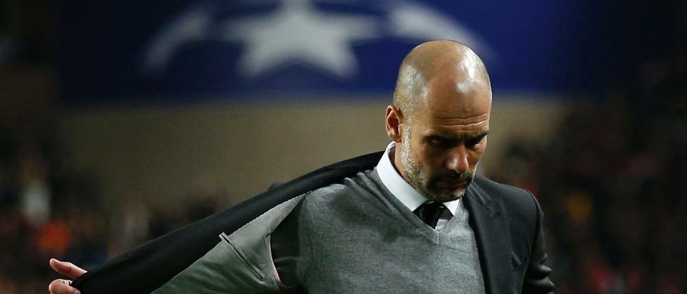 Pep Guardiola muss sich aus der Champions League zurückziehen.