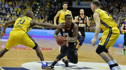 Rayman Morgan könnte mit Ulm gegen Alba Berlin einen neuen Bundesliga-Rekord aufstellen.