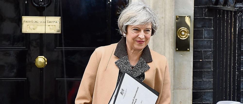 Der britische Premierministerin Theresa May.