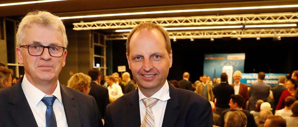 Freunde werden sie nicht mehr. Der CDU-Bundestagsabgeordnete Karl-Georg Wellmann und Ex-Senator Thomas Heilmann.