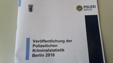 Seit einer Woche auf dem Tisch: Die Kriminalitätsstatistik.