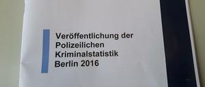 Seit einer Woche auf dem Tisch: Die Kriminalitätsstatistik. 