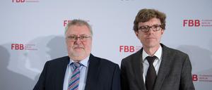 Die Neuen: Engelbert Lütge Daldrup (rechts), und BER-Aufsichtsratschef Rainer Bretschneider.