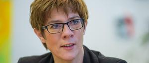 Die saarländische Ministerpräsidentin Annegret Kramp-Karrenbauer.