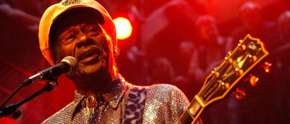 Rock'n'Roll-Legend Chuck Berry (1926-2017).