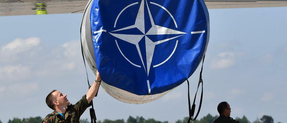 Bundeswehrsoldaten im Einsatz für die Nato.