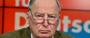 Alexander Gauland will in Frankfurt (Oder) ein Direktmandat für den Bundestag erringen.