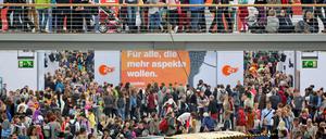 Das wuselige Treiben auf der Leipziger Buchmesse, hier im Jahr 2016