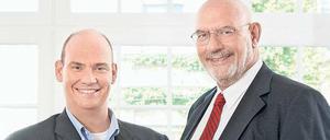 Vater Claus Wisser (re.) warnte den Sohn Michael vor dem Flughafen-Geschäft. 