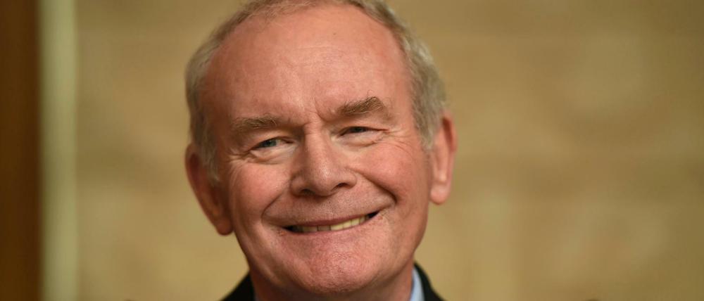Sinn-Fein-Chef Martin McGuinness im Januar 2017.