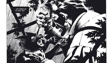 Auf der Schattenseite: Eine Seite aus „Creepy präsentiert: Bernie Wrightson“.