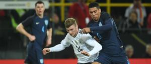 War nicht sein Abend: Timo Werner im Spiel gegen England. 