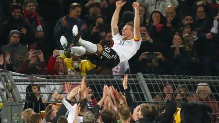 Heldenhafter Auftritt zum Abschied: Lukas Podolski.