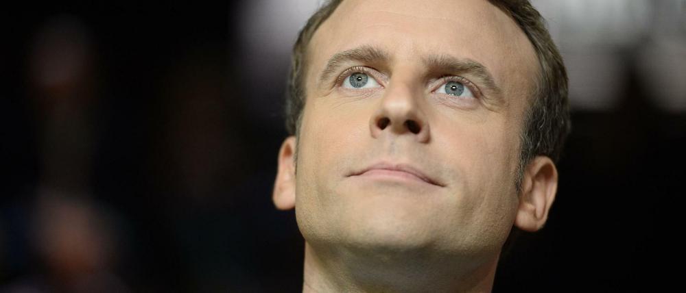 Der unabhängige Präsidentschaftskandidat Emmanuel Macron.