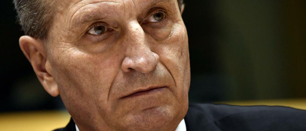 EU Haushaltskommissar Günther Oettinger