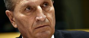 EU Haushaltskommissar Günther Oettinger