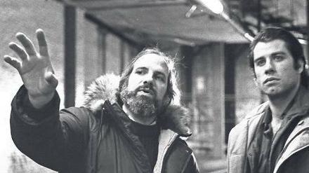 Regisseur und Star: Brian De Palma (li.) und John Travolta.